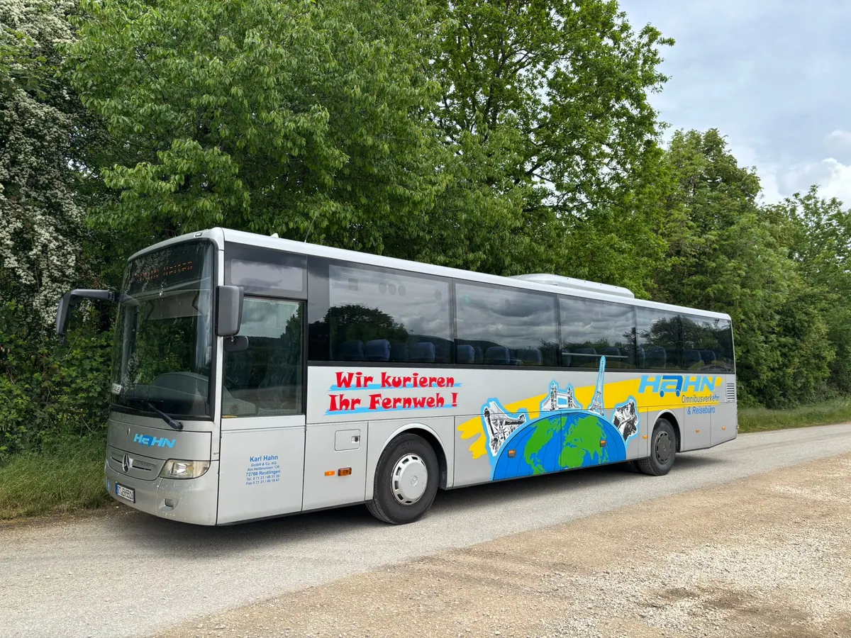Mercedes Tourismo – Übungsfahrzeug der Fahrschule Fun 'n' Drive